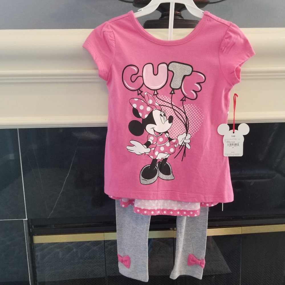 New Minnie Mouse Matching Shirt/Pant